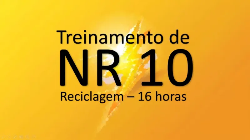 Curso básico - Reciclagem de segurança em instalações e serviços com eletricidade - 16 horas